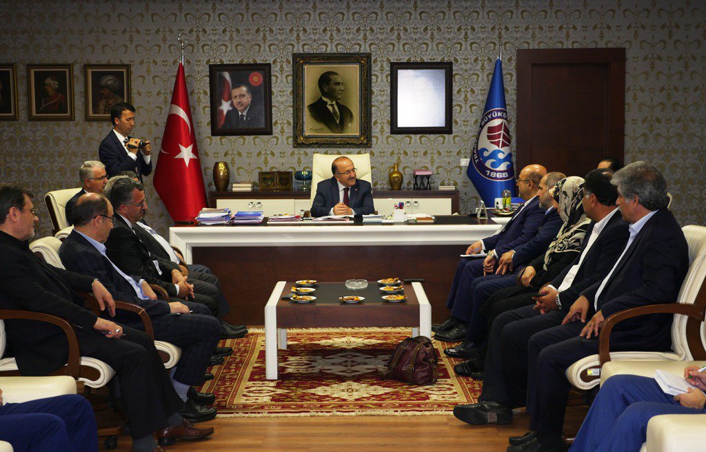ofgumrukcuoglu's tweet photo. İran’ın Doğu Azerbaycan Eyaleti (Tebriz) İş Heyetini makamımızda kabul ettik. https://t.co/Qtdhme5J2W https://t.co/dJuCvEkqd5