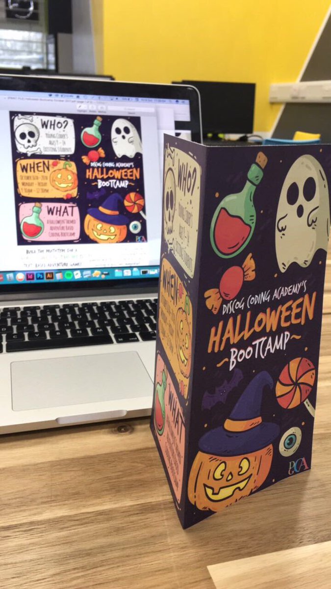 DiscoGcoding's tweet image. Our Halloween Coding Bootcamp is here for some of our existing and advance students. #CodingForKids #Tech4Good #CSR