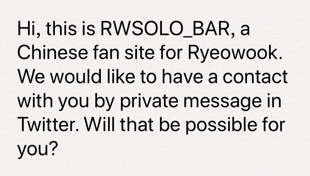 rwsolobar's tweet photo. @BlueMuguet Hi, this is RWSOLO_BAR, a Chinese fan site for Ryeowook. https://t.co/trLTe1vYCb