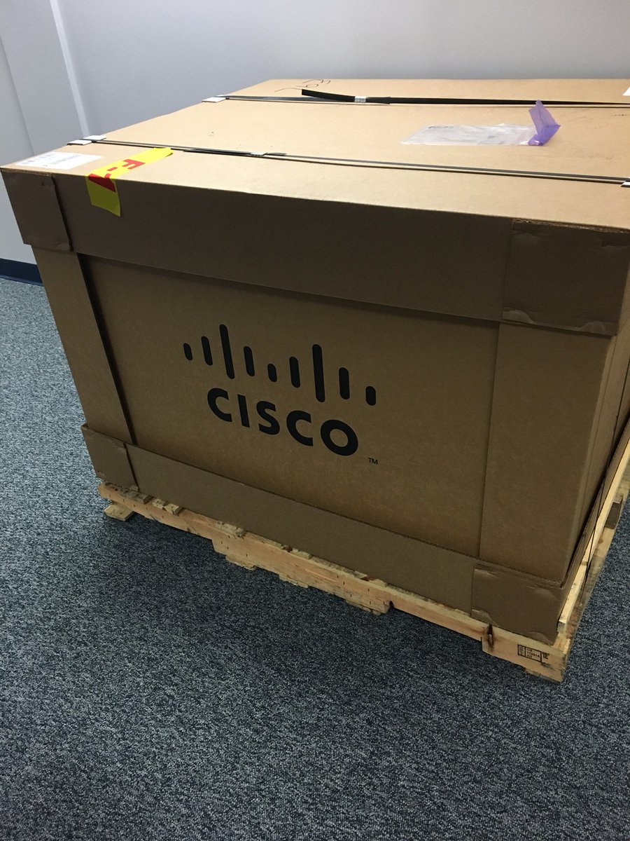 atlanticmetro's tweet photo. Lots of customer deployments coming up. #hugebox #cisco https://t.co/D2MEGWQG6k
