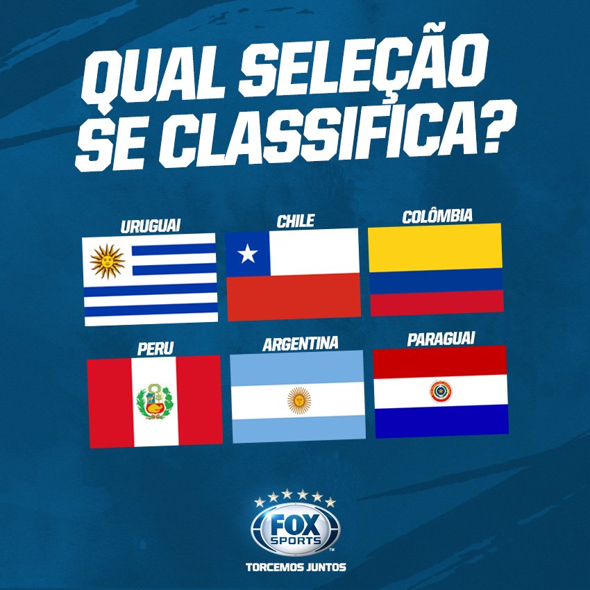 ✈️🇷🇺 Diz aí qual dessas seleções merece MUITO estar na Rússia!