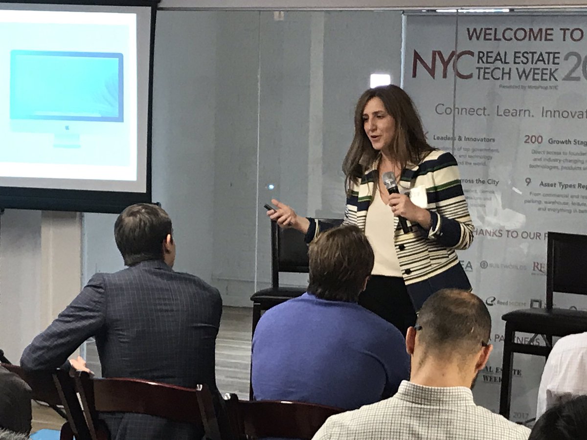propmodo's tweet photo. Founder CEO Diane Vrkic @waypointbldg says #PropTech will bring happiness to young people coming into industry #CREtechLIVE https://t.co/VH87EMlztR
