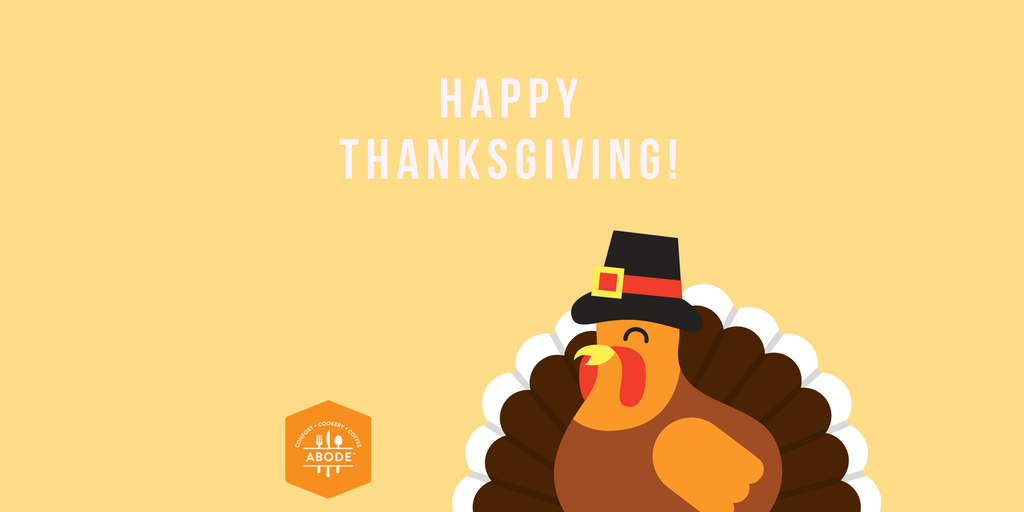 ABODERestaurant's tweet photo. Happy #Thanksgiving from all of us at ABODE! https://t.co/Xe7qJbBI76