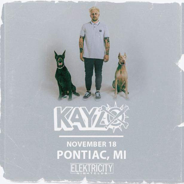 DetroitRaveCity's tweet photo. @KayzoMusic bringing the heat to the stage over at @ElektricityMI this November! Tickets on sale now! https://t.co/MyI7qECO43
