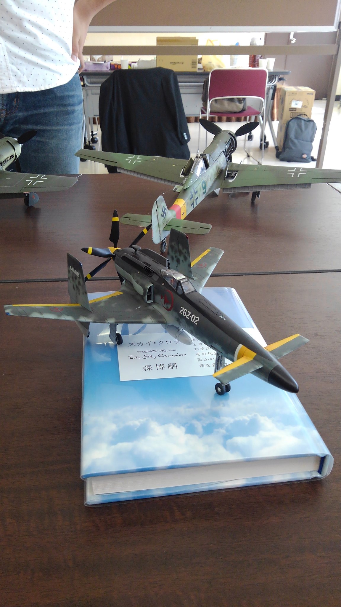 はぎわら軍曹 一応モデラー 笑 バーズ さんの展示会より アニメ映画化された森博嗣さんの小説 スカイ クロラ の登場機 散華 1 48かな スカイクロラ