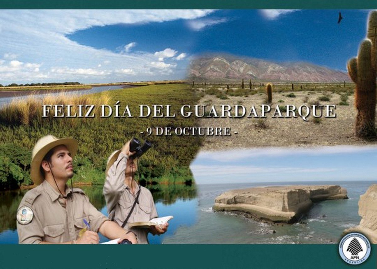 Feliz día a los guardaparques, custodios de nuestro patrimonio natural #DíaDelGuardaparque