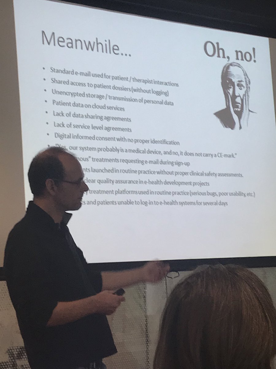 Using standard email to communicate sensitive information to clients is ‘not ok’ #iCBTLorentz