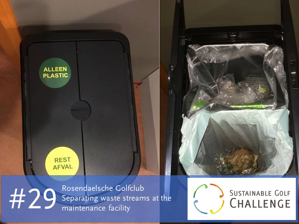 #bigyearchallenge #29: The greenkeepers of the <a href="/Rosendaelsche/">Rosendaelsche Golfclub</a> separate waste streams to reduce the amount of combustibles #sustainablegolf