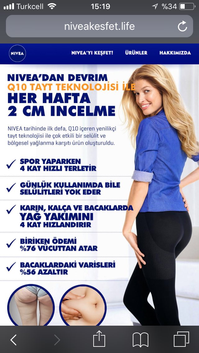 Pelinmtl's tweet photo. @NIVEATurkiye isminizi kullanarak satış yapan bu site dolandırıcı lütfen bu konuda acil birşey yapınız teli 02162565947 https://t.co/Ynn9QOlvH9