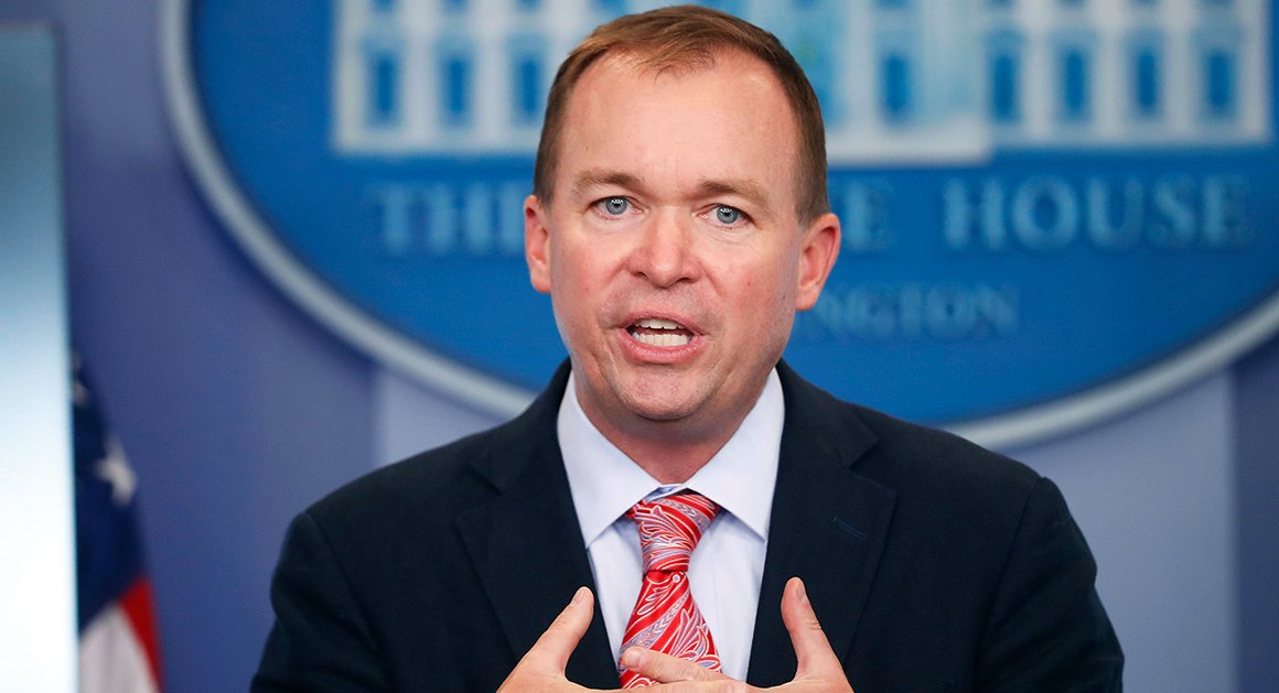 politico's tweet photo. Mulvaney: "There was never that much drama" in Trump White House https://t.co/2cwInwJ83o https://t.co/SyASrEMeA4
