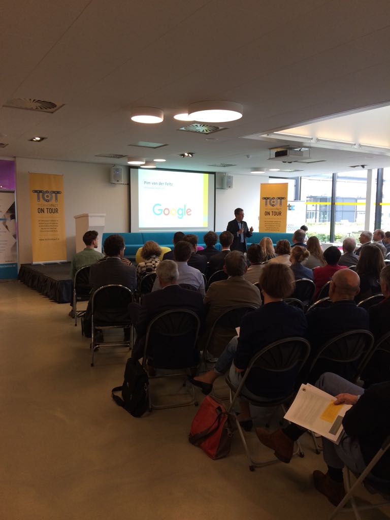 Start keynote speaker Pim van der Feltz, CEO Google Nederland #TOT-ict <a href="/NovioTechCampus/">Noviotech Campus</a>