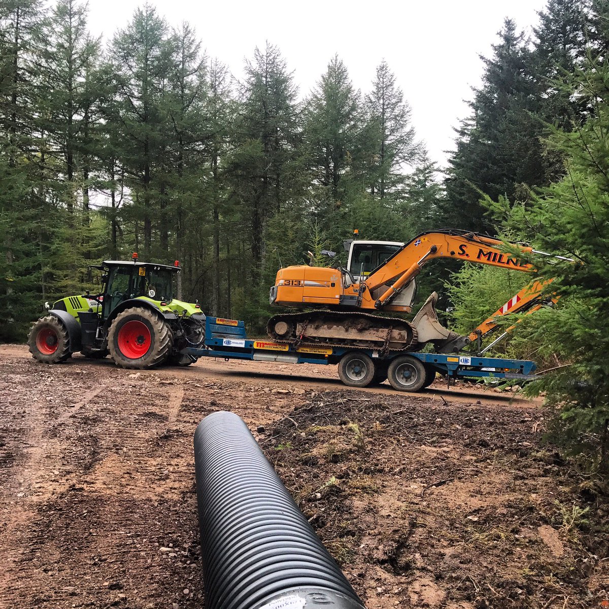 This weeks work and moving for a small job over the weekend