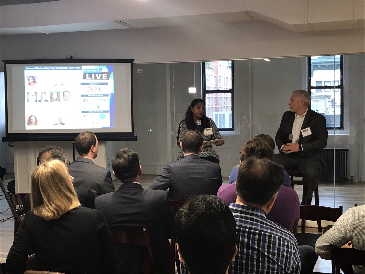 propmodo's tweet photo. #CREtechLIVE kicks off #NYRETECHWEEK with @JLL Future of Work https://t.co/Pnj3Vz5mOM