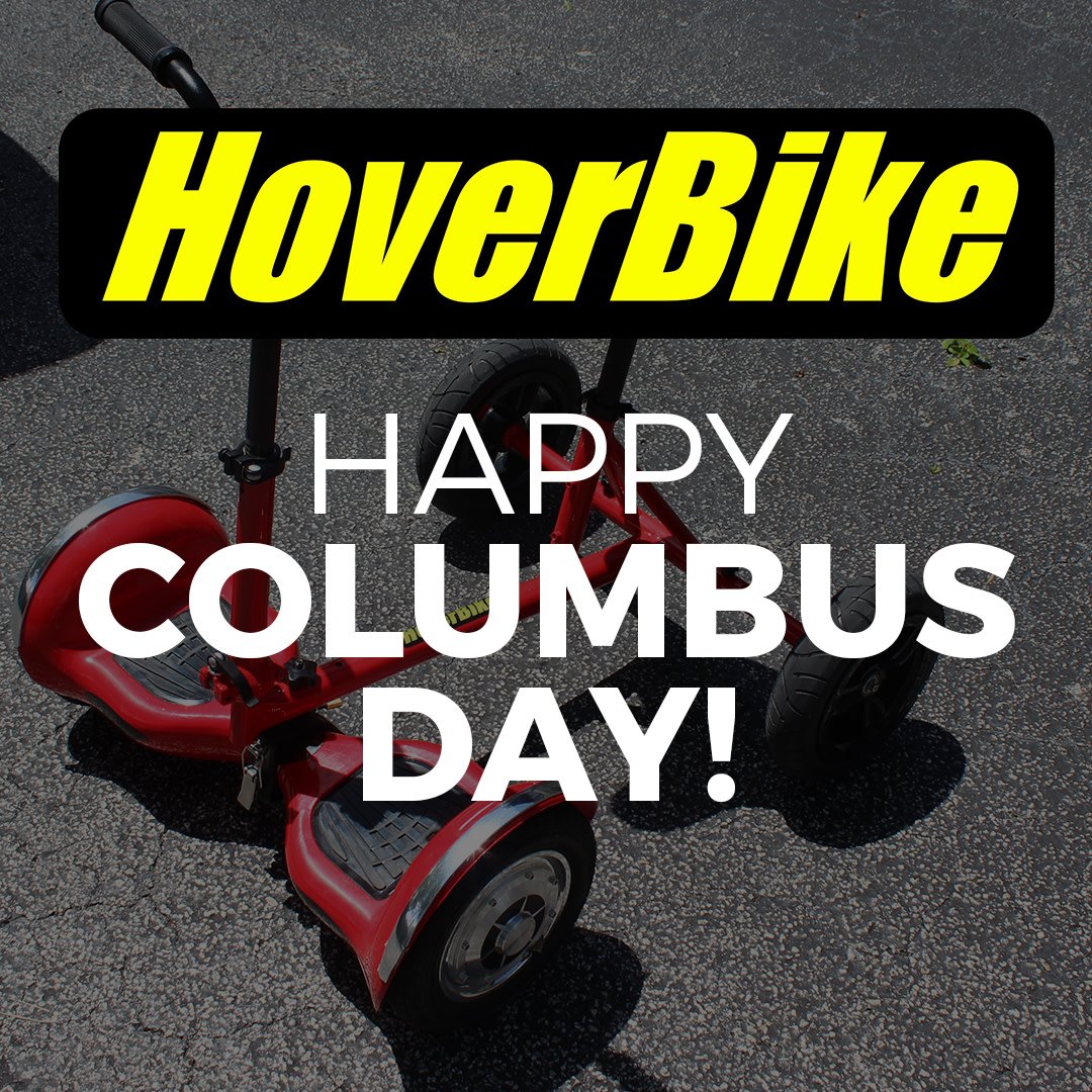 HoverBikeStore's tweet photo. We wonder what he’d think about riding around America on the HoverBike? #HappyColumbusDay #columbusday #columbusdayweekend https://t.co/UrcHugRUHZ