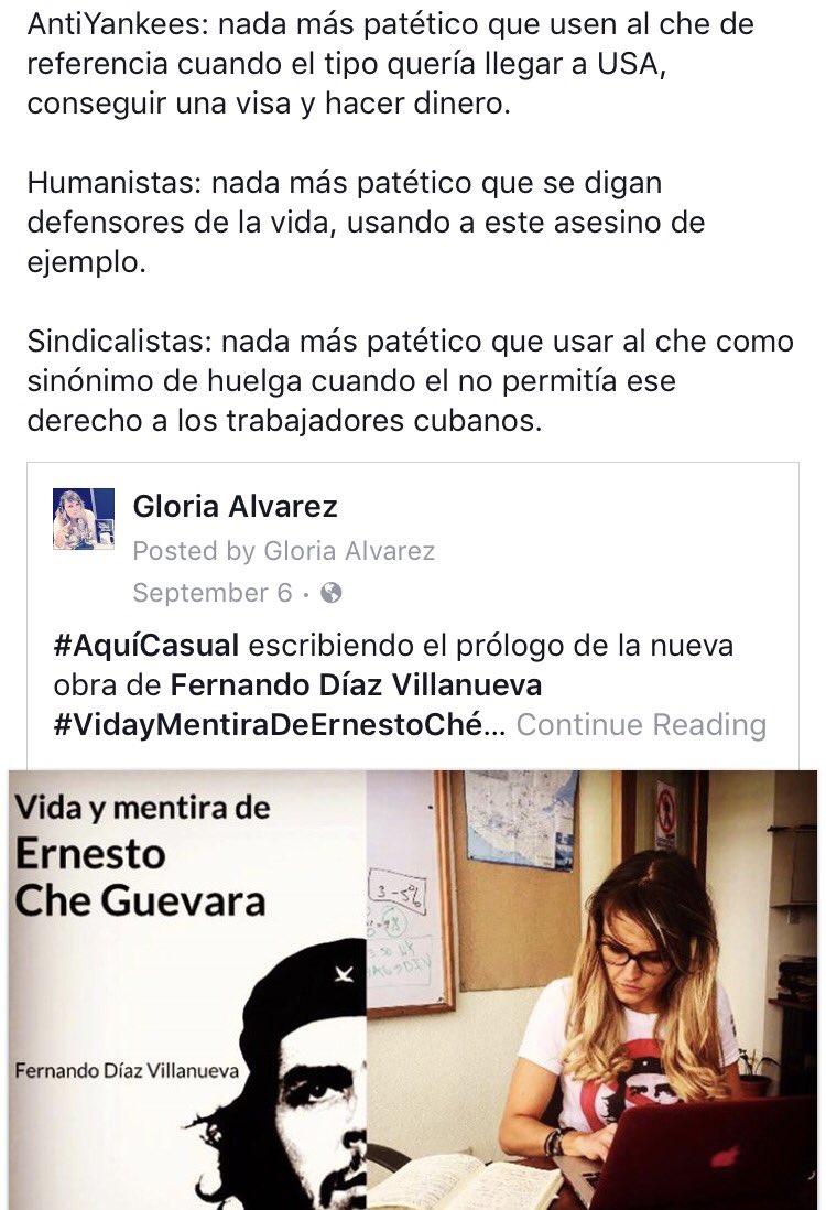 Hoy hace 50 años muere el asesino, carnicero, sociópata, homofóbico y racista Ernesto Ché Guevara.
