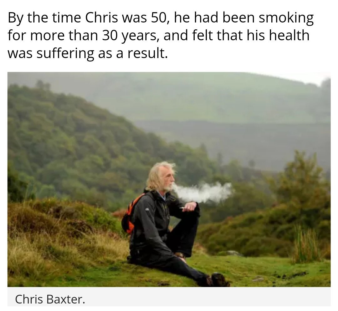 Lovely story from Lancaster - from seeing someone vaping in a pub, to running marathons after he switched himself.  thevisitor.co.uk/news/lancaster…
