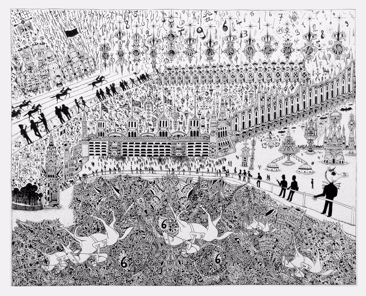GalerieCorcia's tweet photo. Découvrez l'esprit des courses hippiques avec tout un ensemble d'oeuvres de Jean-Pierre Nadau à la @GalerieCorcia jusqu'au 4 novembre ! https://t.co/VfYHGFrauM