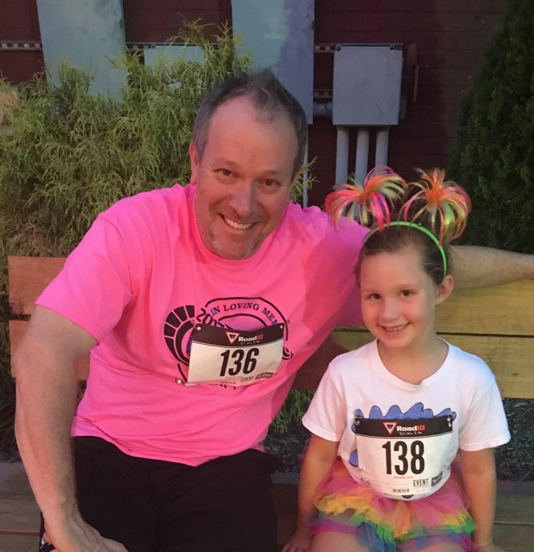 Having a great time at the Crap run with my running partner Anna  Scott Laney! #Vanecia'sFoundation