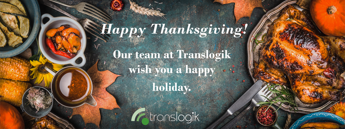 Translogik's tweet image. To all the Canadians we know near and far, a very Happy 🇨🇦Thanksgiving! #holiday #thankful #ThankfulFor