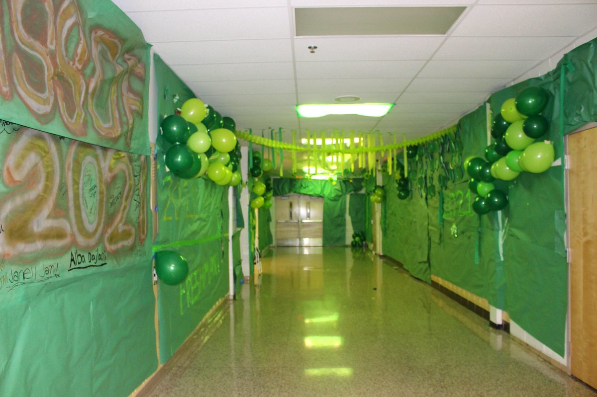 nfpubs's tweet photo. Class hallways are looking great! See the best of spirit week in the 2017-2018 yearbook. https://t.co/sEDCPnJgFj