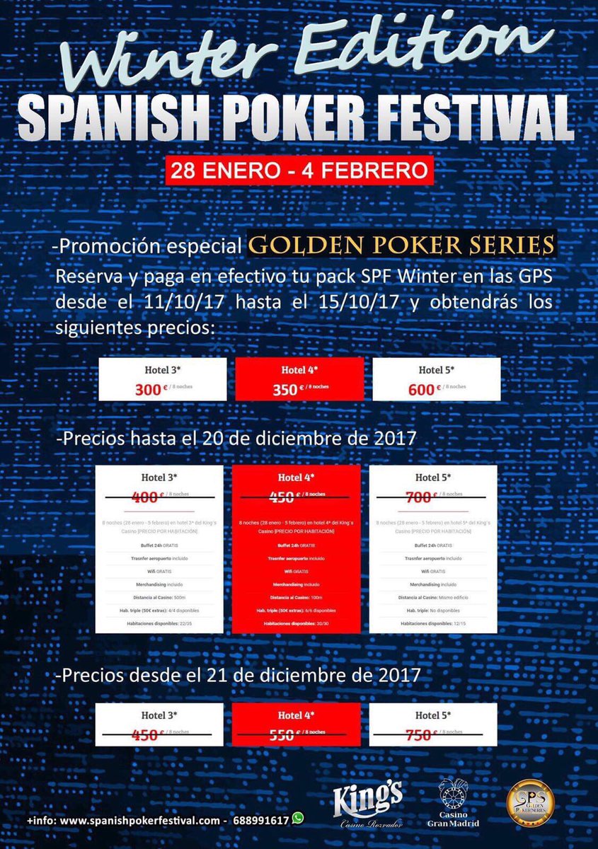goldengamesint's tweet photo. Gran promoción! ofrecemos precios especiales a todos nuestros clientes que contraten el pack @SPFpoker durante las @poker_golden #infoMP https://t.co/qagWQbQgKL