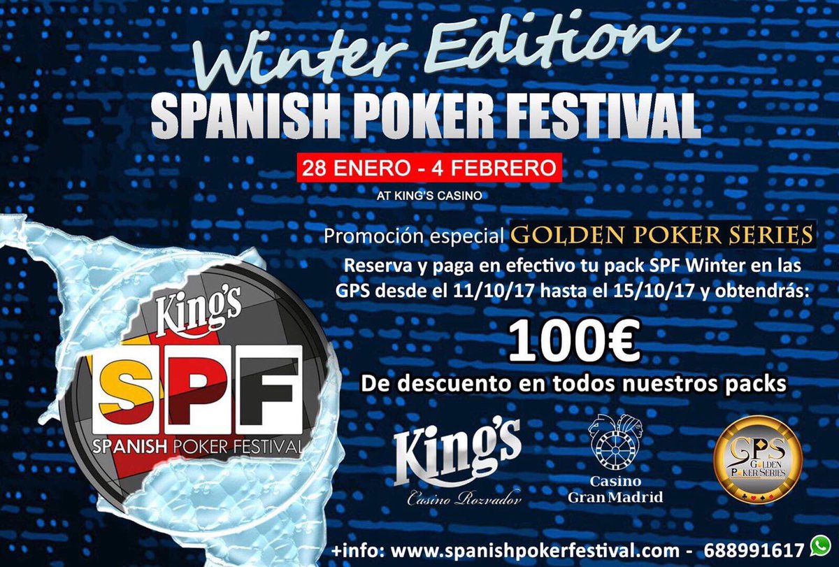 goldengamesint's tweet photo. Gran promoción! ofrecemos precios especiales a todos nuestros clientes que contraten el pack @SPFpoker durante las @poker_golden #infoMP https://t.co/qagWQbQgKL