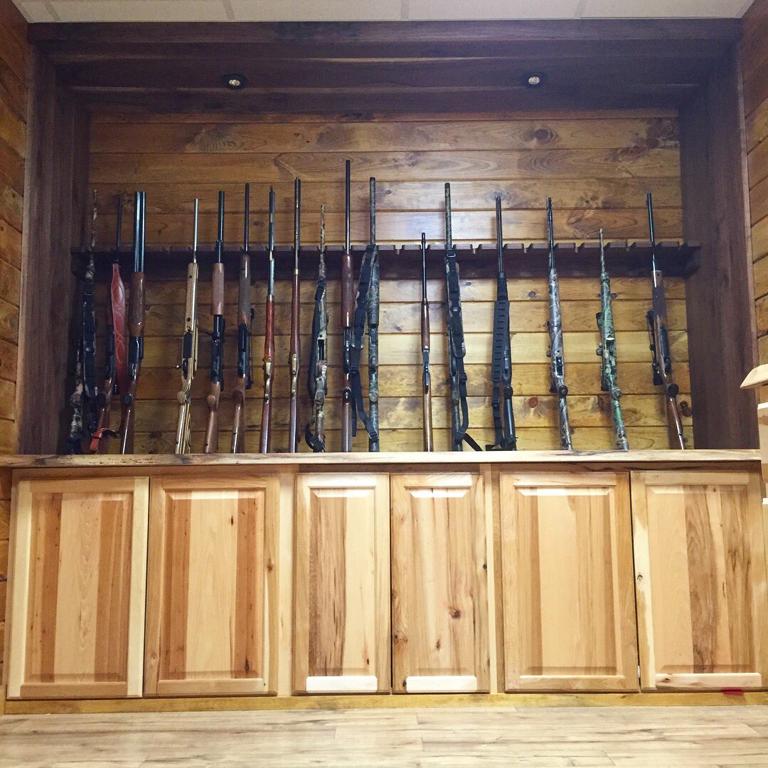 UID_Wood_Works's tweet photo. CNC machined black walnut gun rack installed over the weekend! What do ya think!? https://t.co/B1SEzRnms5