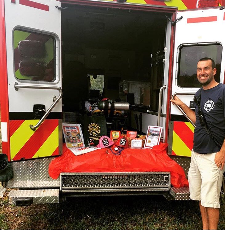 Deputy Chief Mike Syska at yesterdays fall festival @ Barking Field Park! Station 25 was accompanied by Kennett Twp PD and Kennett Fire Co.