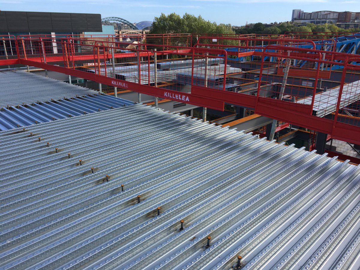 NSDecking's tweet photo. Progress going well at Forth Banks, Newcastle. With over 21,000 m2 of Metfloor 55 and Concrete being laid by NSD. https://t.co/ksWN9ov8b9
