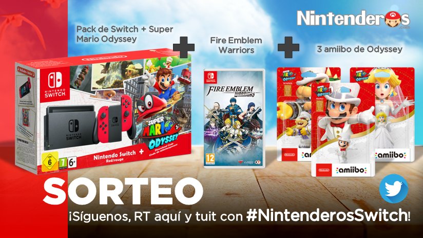 ¡Sorteamos este pack de Nintendo Switch! Síguenos, RT aquí y dinos por qué lo mereces con #NintenderosSwitch - nintenderos.com/2017/10/sortea…