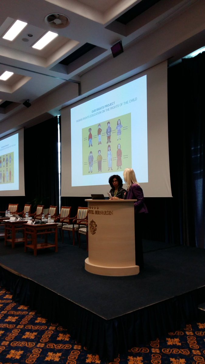 MZEZ_RS's tweet photo. @MZZRS Blanka Jamnišek about "Our rights" project - human rights education as a key priority of Slovenian foreign policy. #Educate4Dialogue https://t.co/Zjxn36Yu3U