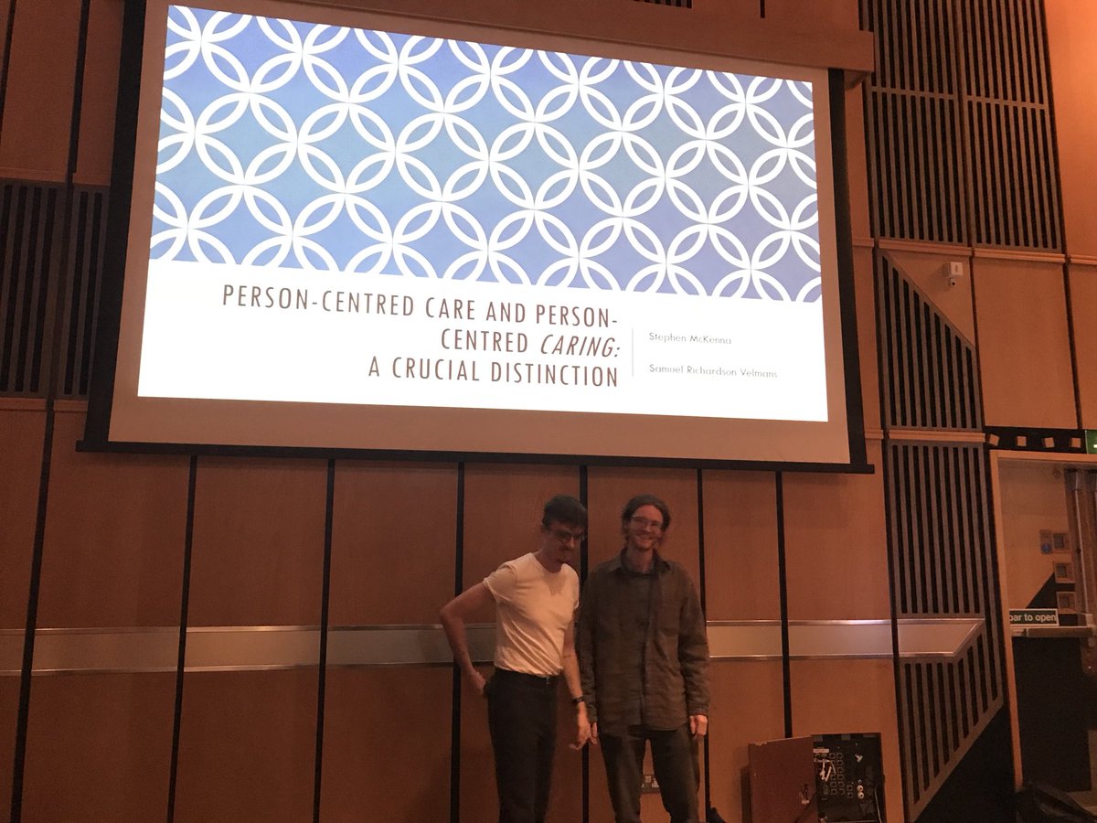 Stephen &amp; Sam, another fabulous presentation: Future of Mental Health Nursing Person-Centred Care or PC Caring: A Crucial Distinction