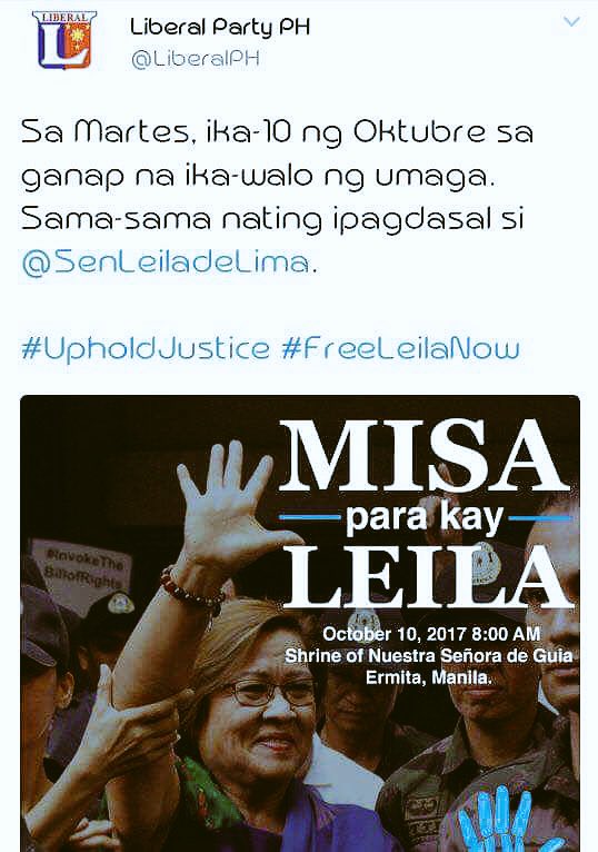 JGimoro's tweet photo. Misa para kay #Delimaw , sabagay malapit na rin ang araw ng mga patay agahan ang padasal para makasali sa mga pagtitirikan #RevGovForDU30 https://t.co/M4EX7Nppkk