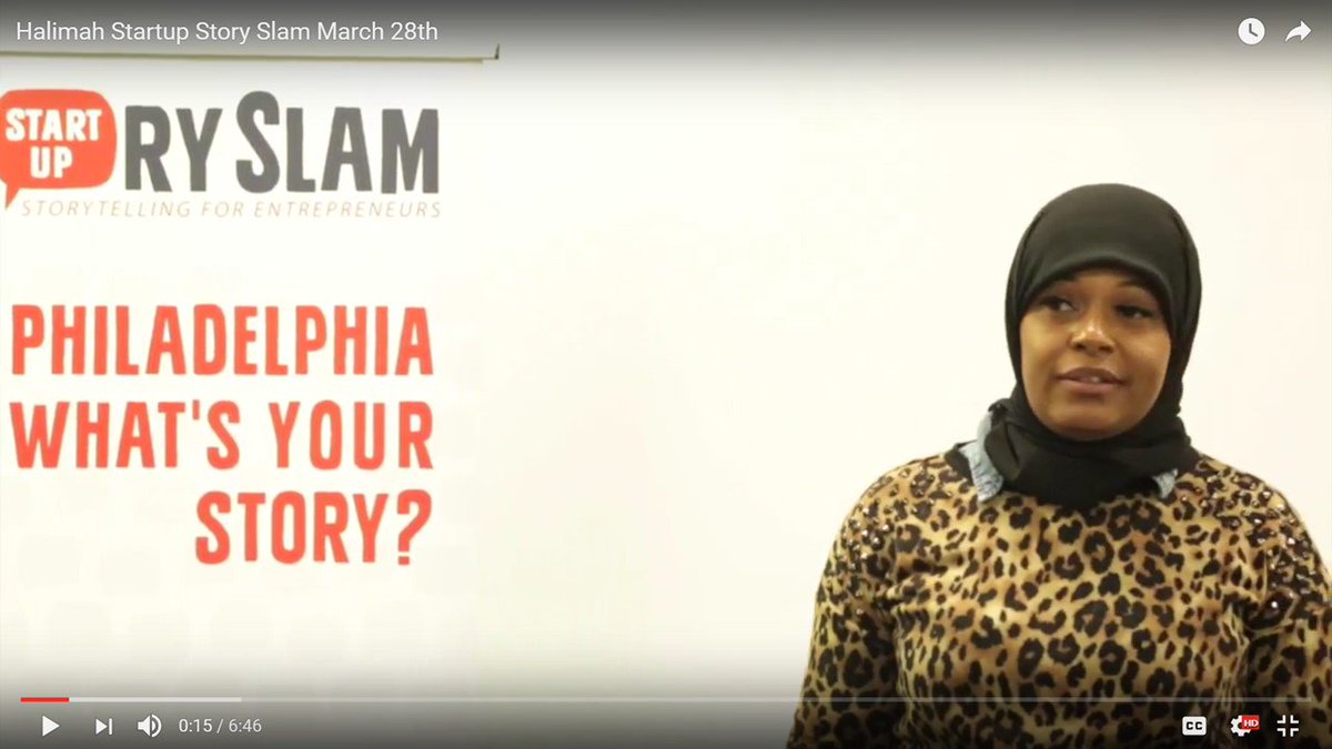 StartUpSlam's tweet photo. A bullied Muslim woman denies her faith then returns to it &amp; encourages us to live in High Def! Halimah DeOliveira  https://t.co/aNV3fB6sFw https://t.co/uJ0EnYjwSu