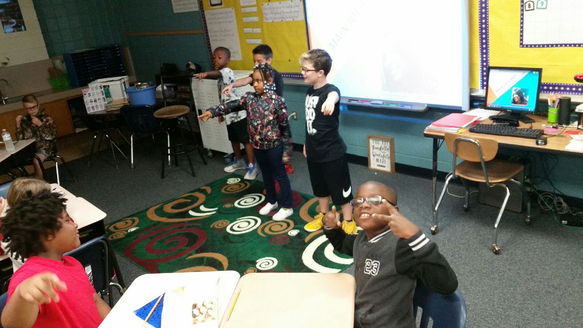 Shout out to Mrs. Tanner's 4th grade class...rapping about Main Idea this morning! #LearningThruSong <a href="/LPTANNER17/">Lesley Tanner</a> <a href="/FranklintonElem/">Franklinton Elem</a>