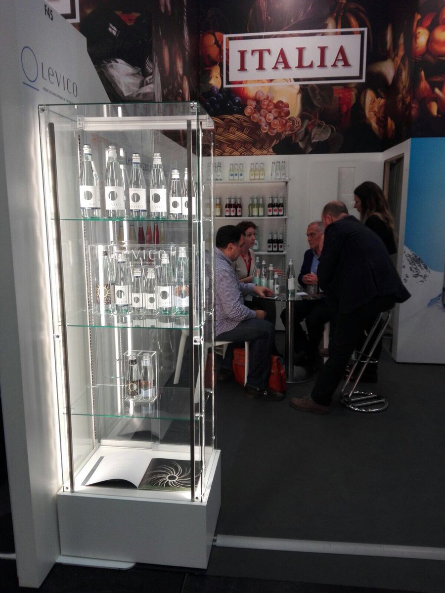 AcquaLevico's tweet photo. Siamo ad @anugacologne per presentare la gamma dei nostri prodotti! #anuga #acqualevico https://t.co/JnNYKUZ84r