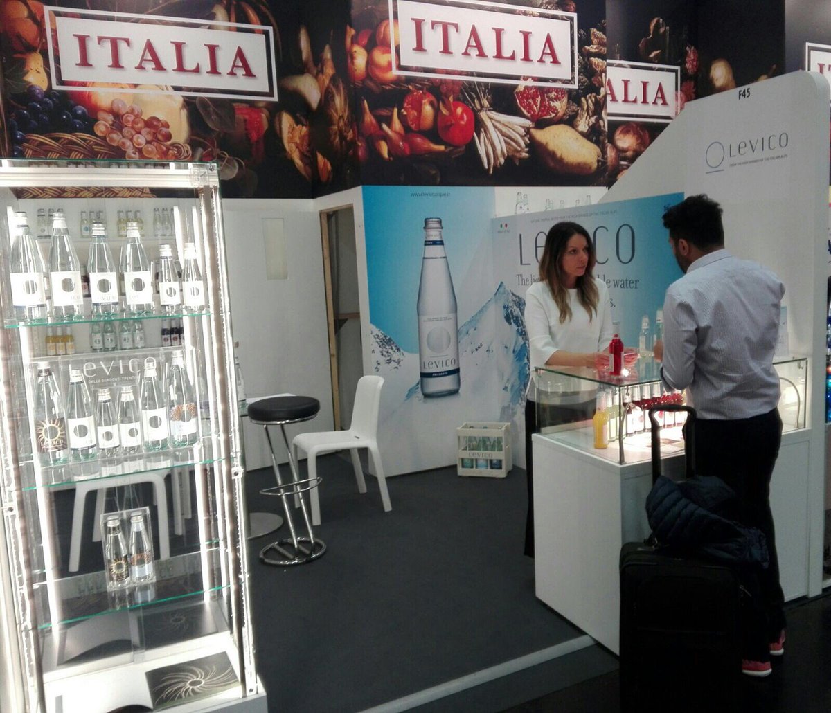 AcquaLevico's tweet photo. Siamo ad @anugacologne per presentare la gamma dei nostri prodotti! #anuga #acqualevico https://t.co/JnNYKUZ84r