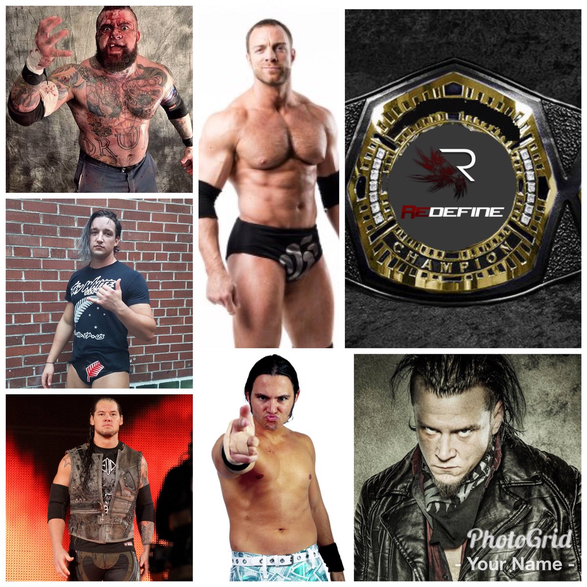 WeAreREDEFINEPW's tweet photo. One of THESE SIX MEN will become the NEW World Champion at #DestroyToREcreate as the second round and FINALS of the #WorldTitleClassic airs! https://t.co/k8hZSDggH8