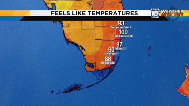 It feels like 100° in #FortLauderdale, the actual temp is 88° #steamy #SummerlikeWX #Soflo #flwx https://t.co/ZM2RXdowqb
