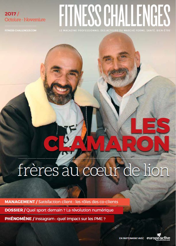 Pechel_PE's tweet photo. Les frères Clamaron, accompagnés par Pechel depuis juillet 2017, en une de Fitness Challenges !  https://t.co/c5djCgnmsU https://t.co/6qFf4XXr37