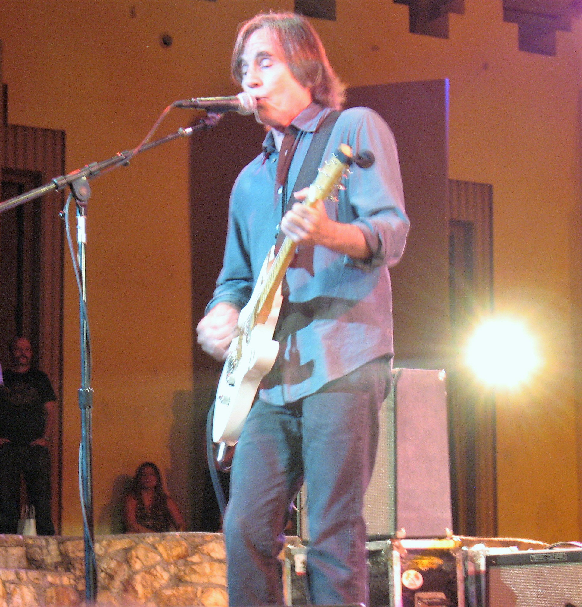 Happy Birthday Jackson Browne!  Photo taken at benefit in 2013. 