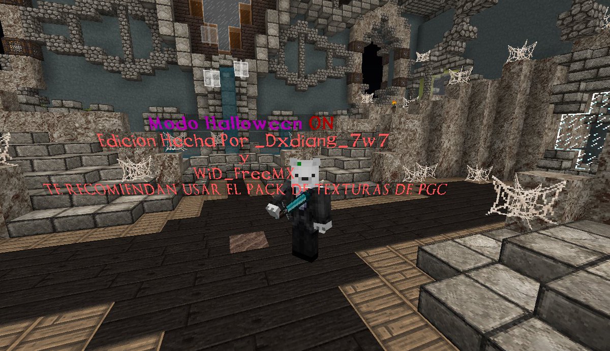 PegasoCraftNet's tweet photo. MIRA NUESTRO NUEVO LOBBY MODIFICADO POR _Dxdiang_7w7 y WiD_FreeMX y El Nuevo Texture Pack Para Que Lo Uses  https://t.co/fcjq2pXyVI ATTE:PGC https://t.co/WfnMDglKuu