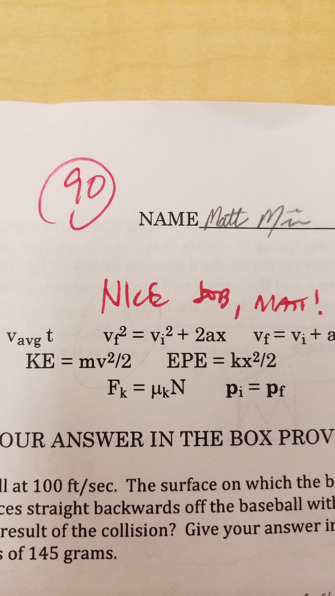 matthewjmiller2's tweet image. Might be making a trip home just to put this on the fridge. #physicstest #blindsqurriel