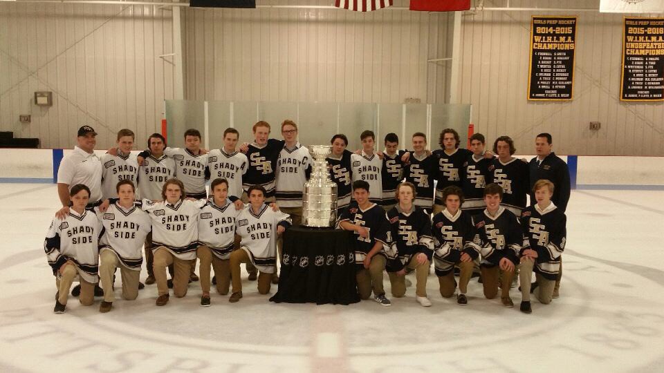 ShadySideHockey's tweet photo. The Stanley Cup made its way to the Roy yesterday.  Special thanks to the Kassling family for displaying the cup for @shady_side students, faculty, and their families. @penguins @keeperofthecup https://t.co/dVgiiB4zFX