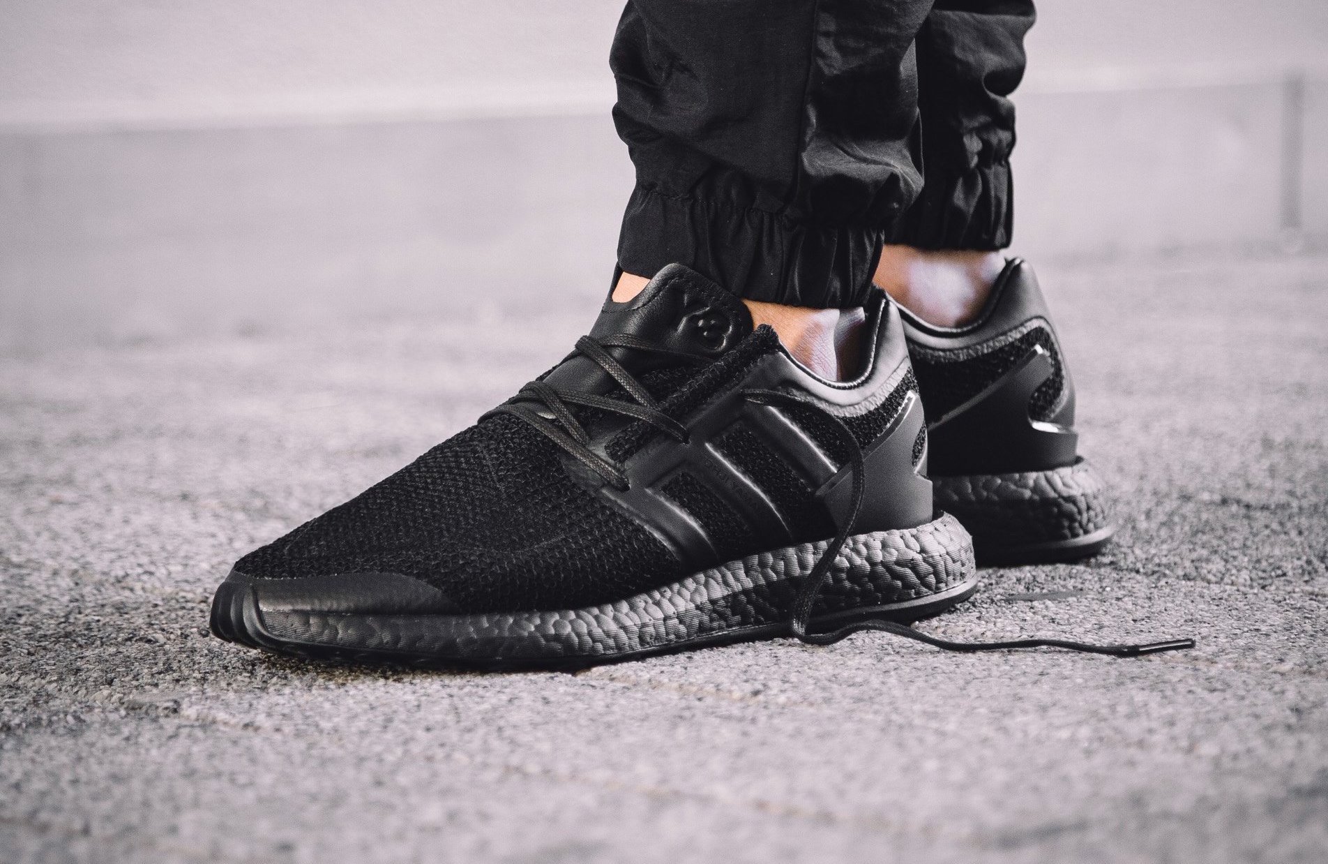 y3 pureboost triple black