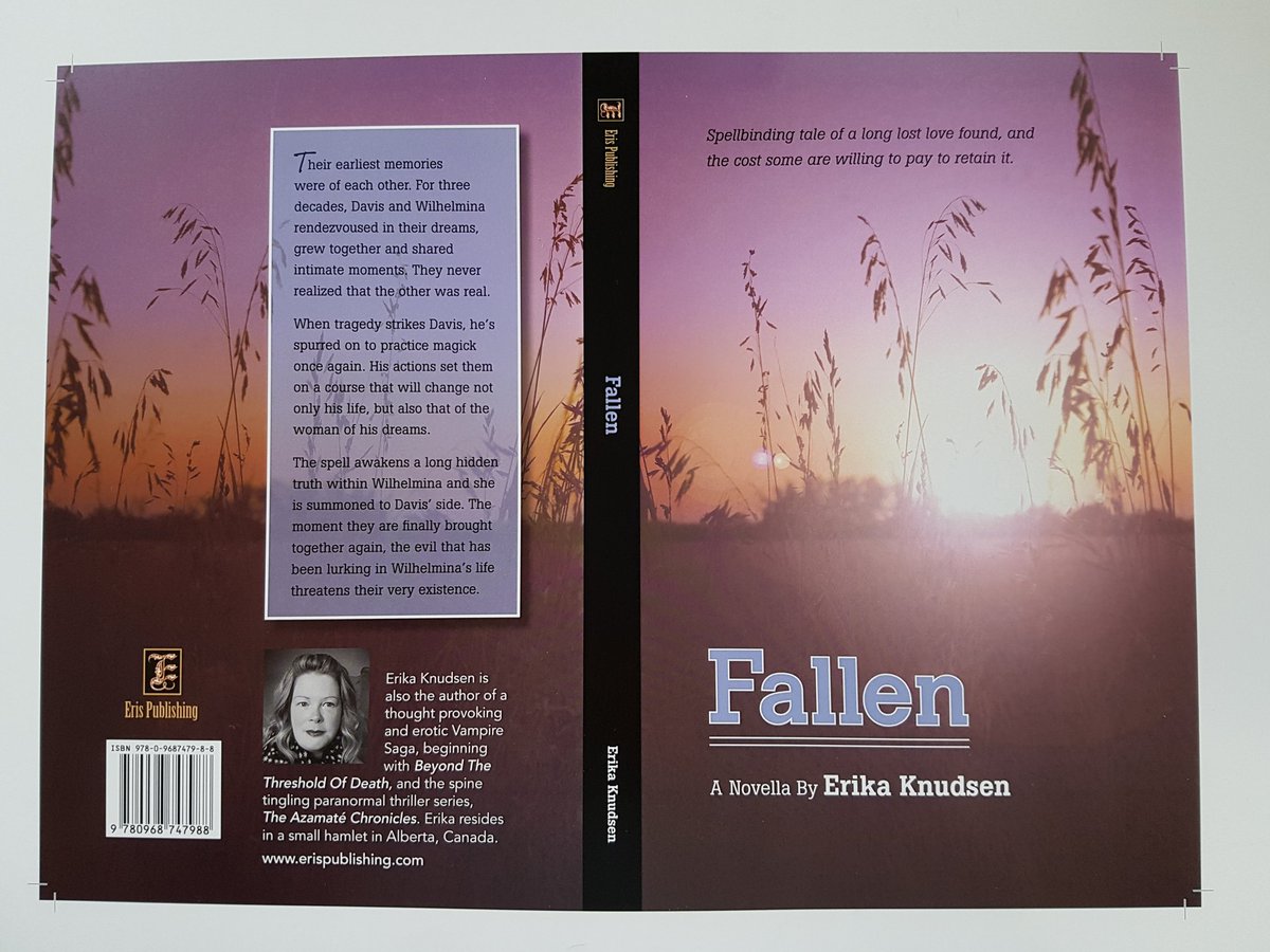 Eris_author's tweet photo. Went to the printers on Friday to see how the cover will print out. 😍
#CountdownToBookLaunch at the @NOFFestival in #StAlbert Oct 20&amp;21st! https://t.co/9yaGPV2UQb