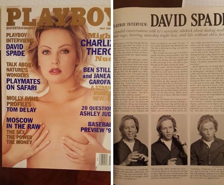 David Spade Magazine Articles