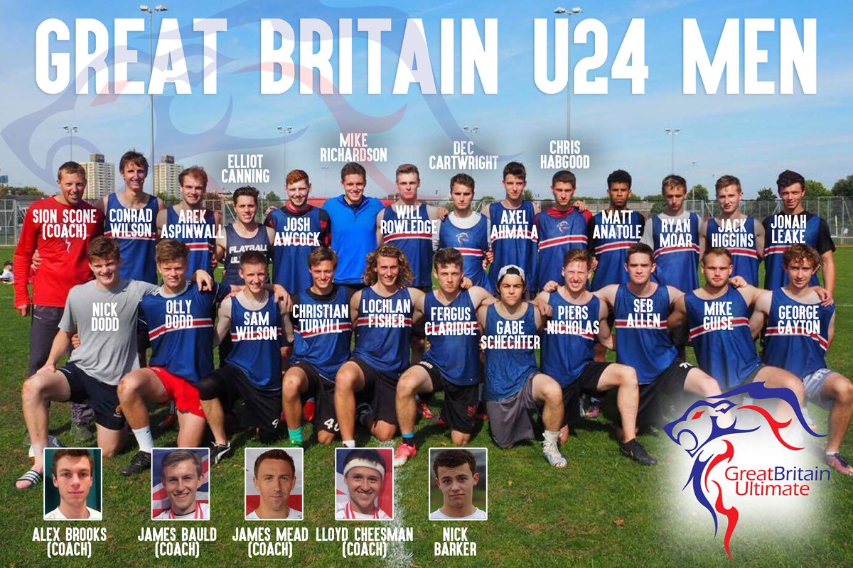 It's Official! The GB u24 Mens Team!