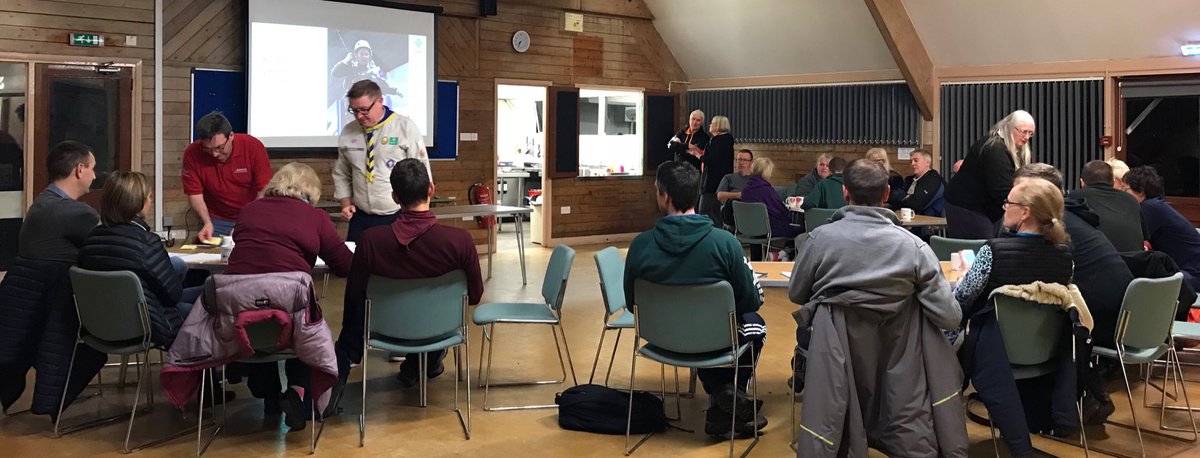 GlenFendall's tweet photo. Second session of @EastLancsScout #ProgrammeSupport session - tonight we’re focussed on #CubScouts https://t.co/IT5nbLDHL9