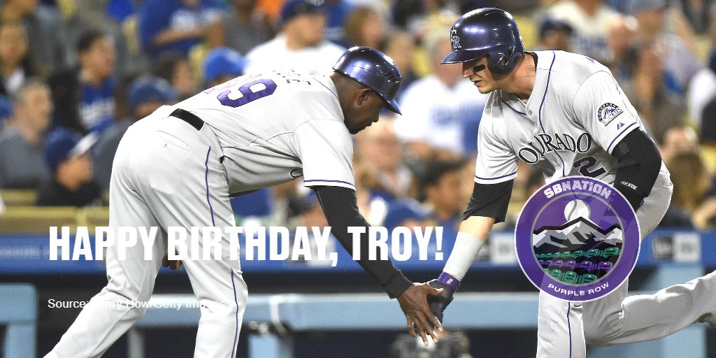 Happy 33rd birthday to former SS Troy Tulowitzki! 